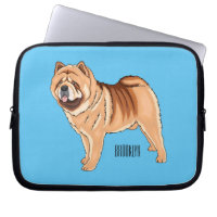 Chow Chow dog cartoon illustration