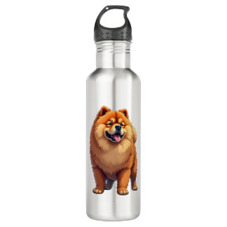 Chow Chow Dog Chinese Dog Breed for a Chow Chow Co 710 Ml Water Bottle