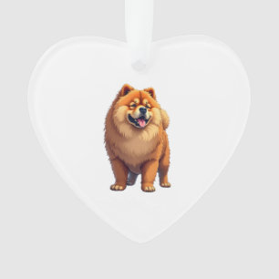 Chow Chow Dog Chinese Dog Breed for a Chow Chow Co Ornament