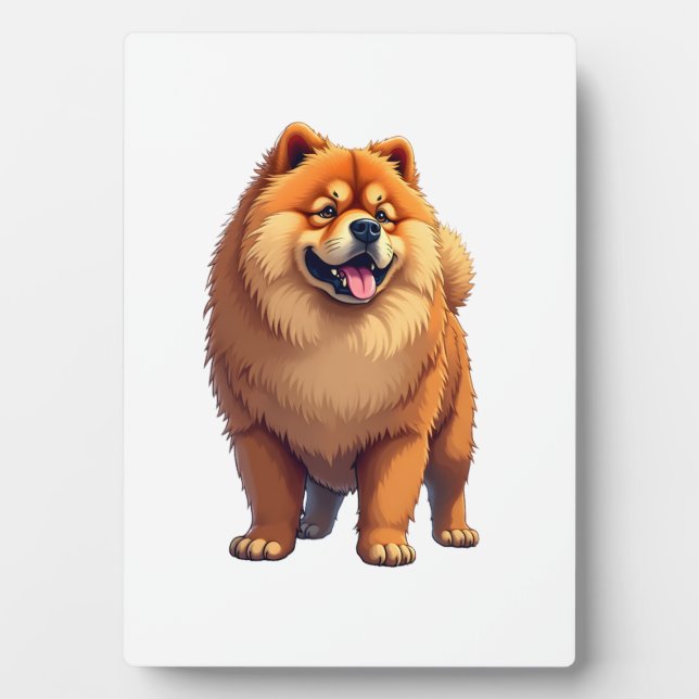 Chow Chow Dog Chinese Dog Breed for a Chow Chow Co Plaque (Front)