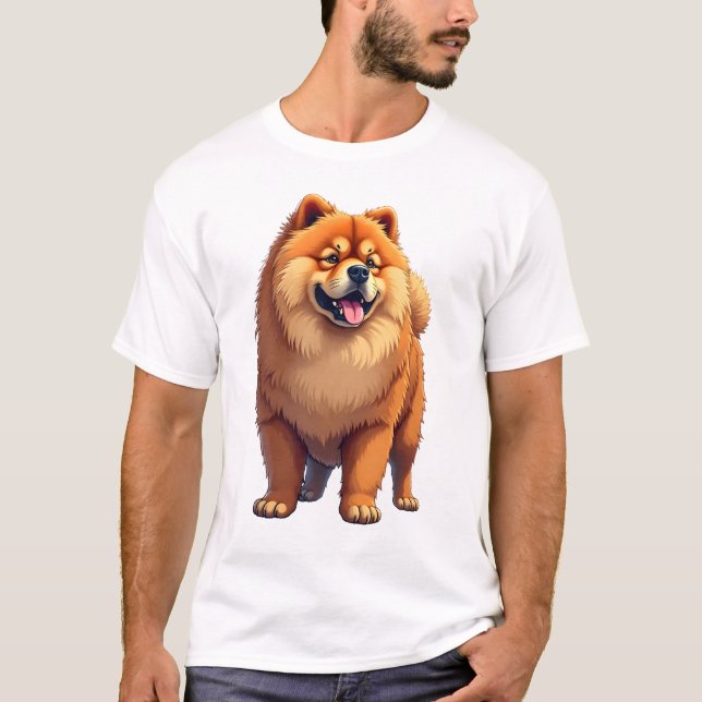 Chow Chow Dog Chinese Dog Breed for a Chow Chow Co T-Shirt (Front)