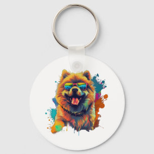 Chow Chow Dog Chinese Dog Breed for a Chow Chow Key Ring