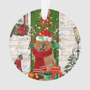 Chow Chow Dog Christmas   Ornament