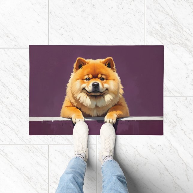 Chow Chow Dog Doormat Art (Indoor)