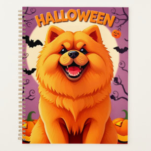 Chow chow dog Happy Halloween Planner