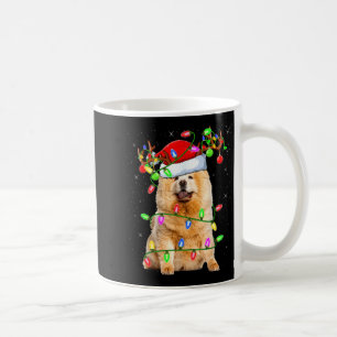Chow Chow Dog Lover Xmas Lighting Santa Chow Chow  Coffee Mug