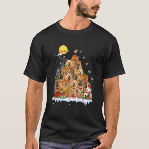 Chow Chow Dog Matching Santa Chow Chow Christmas T-Shirt