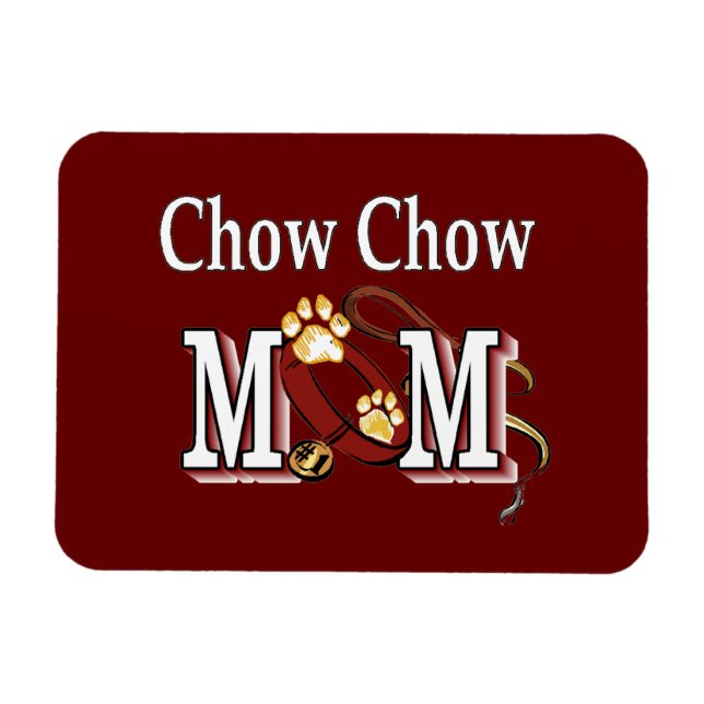 Chow Chow Dog Mom Magnet (Horizontal)