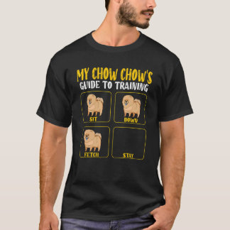 chow chow dog mum dad training guide dogs T-Shirt