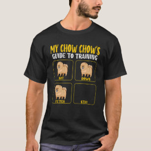chow chow dog mum dad training guide dogs T-Shirt
