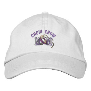 Chow Chow Dog Mum Embroidered Hat