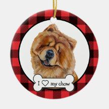 Chow Chow Dog Ornament