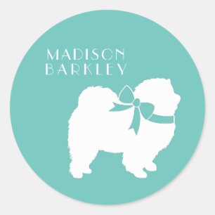 Chow Chow Dog Puppy Classic Round Sticker