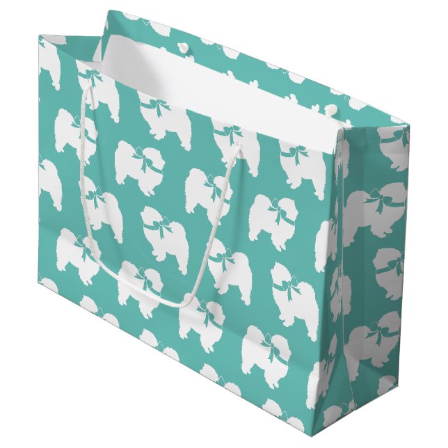 Chow Chow Dog Puppy Large Gift Bag (Front Angled)