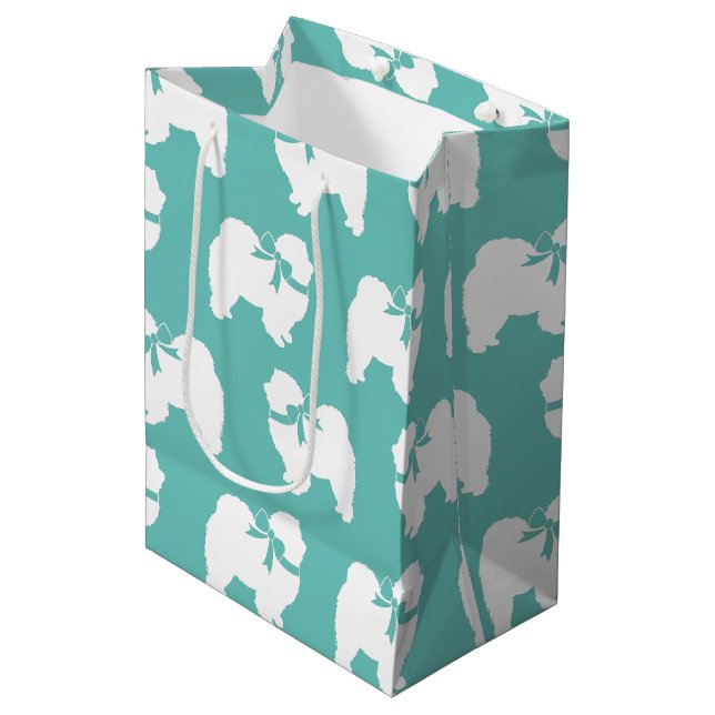 Chow Chow Dog Puppy Medium Gift Bag (Front Angled)