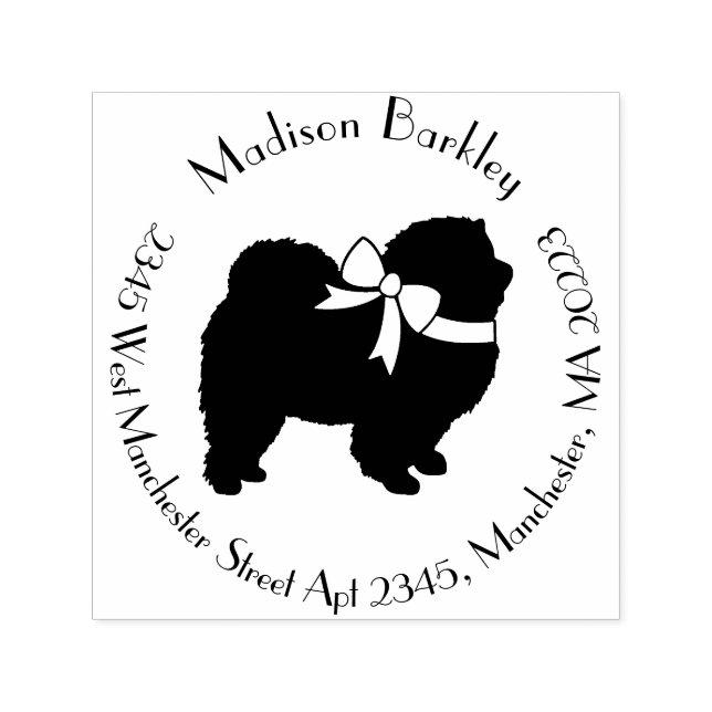 Chow Chow Dog Puppy Self-inking Stamp (Design)