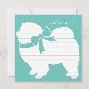 Chow Chow Dog Puppy Thank You Card