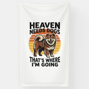 Chow Chow Dog Shirt Heaven Tribute Vintage Engravi Banner
