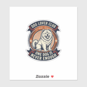 Chow Chow Dog Shirt One Dog Is Never Enough Retro