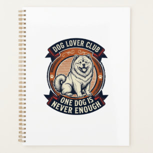 Chow Chow Dog Shirt One Dog Is Never Enough Retro Planner