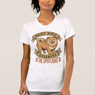 Chow Chow Dog Shirt Vintage Engraving Funny Pet De
