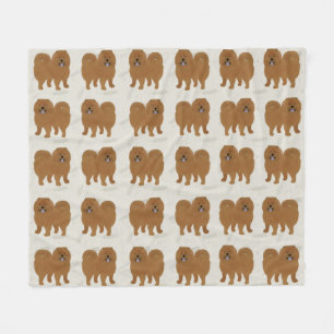 Chow Chow Fleece Blanket