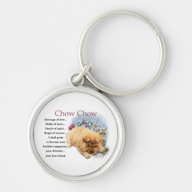 Chow Chow Heritage of Love Key Ring (Front)