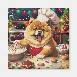 Chow Chow Holiday Baking: Festive Christmas Magnet