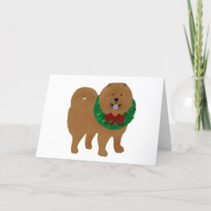 Chow Chow Holiday Card