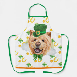 Chow Chow Holiday Home Decor St Patrick's Day Dog Apron