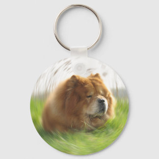 Chow-Chow Hund Key Ring