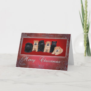 Chow-chow_kartka christmas holiday card