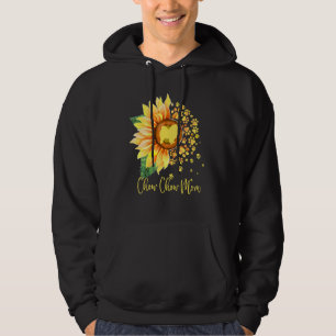 Chow Chow Mom Sunflower Dog Paw Mother s Day 2023 Hoodie