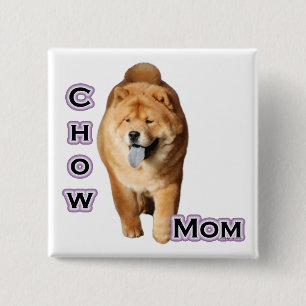 Chow Chow Mum 4 - Button