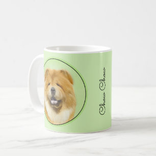 Chow Chow Painting - Cute Original Dog Art Coffee Mug
