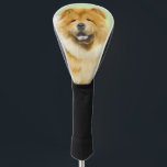 Chow Chow Painting - Cute Original Dog Art Golf Head Cover<br><div class="desc">Chow Chow dog portrait, original painting. We specialize in cute and funny original art. Buy this for yourself or as a great gift for your Chow Chow loving friends. Be creative - click on CUSTOMIZE to add/remove/change text, resize the picture, change colors or anything else the customization tool will allow!...</div>