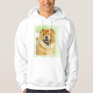 Chow Chow Painting - Cute Original Dog Art Hoodie