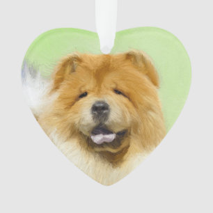 Chow Chow Painting - Cute Original Dog Art Ornament