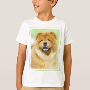Chow Chow Painting - Cute Original Dog Art T-Shirt
