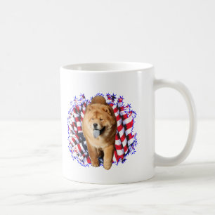 Chow Chow Patriot Coffee Mug