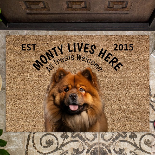 Chow Chow Personalised Pet Doormat (Creator Uploaded)