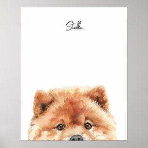 Chow Chow Personalised Print