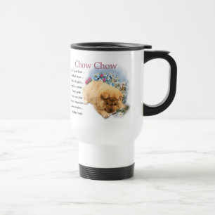 Chow Chow Puppy Art Gifts Travel Mug