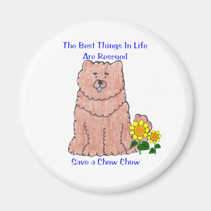 Chow Chow Red Best Things In Life Magnet