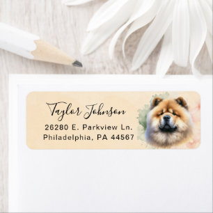 Chow Chow Return Address Label
