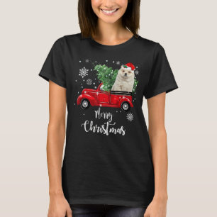 Chow Chow Ride Red Truck Christmas Pajama T-Shirt