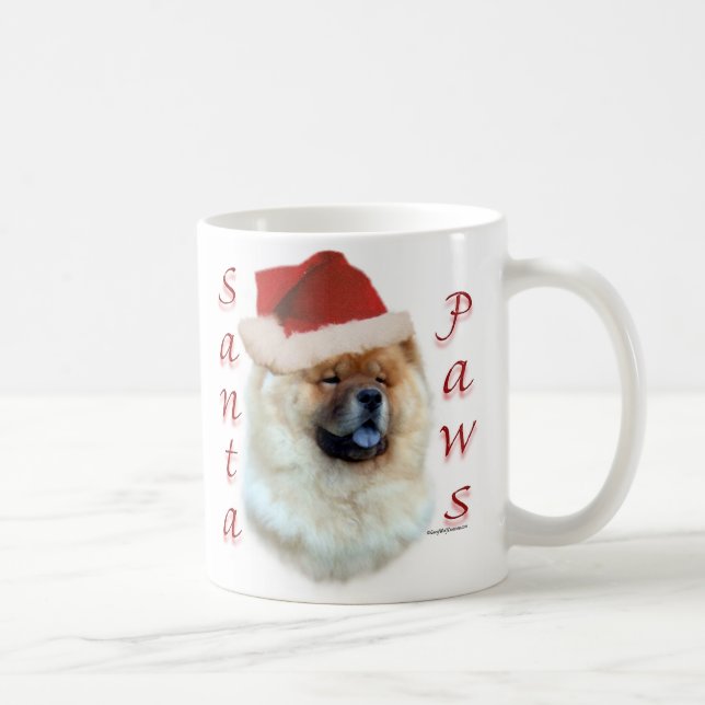 Chow Chow Santa Paws Coffee Mug (Right)