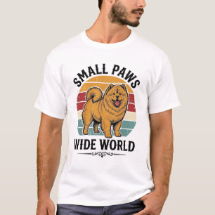 Chow Chow Shirt Small Paws Wide World Vintage Dog 
