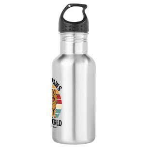 Chow Chow Shirt Small Paws Wide World Vintage Dog 532 Ml Water Bottle
