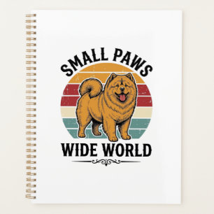 Chow Chow Shirt Small Paws Wide World Vintage Dog Planner